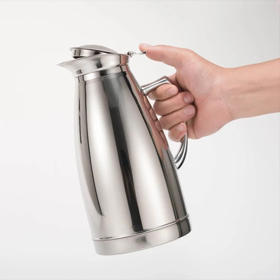 Thermos, teiera, caffettiera, pentole da cucina, in acciaio inox, mantengono le brocche per l'acqua fredda